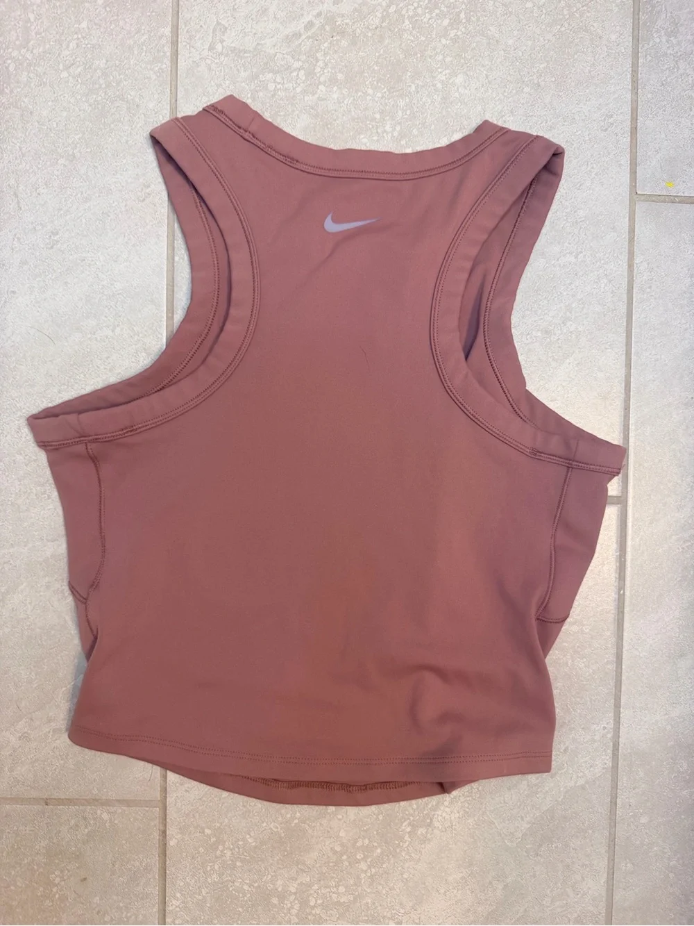Nike One Fitted Women's Dri-FIT Cropped Tank Top.